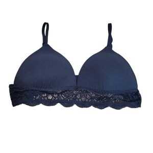 Rose + Vine Lace Trim Bra